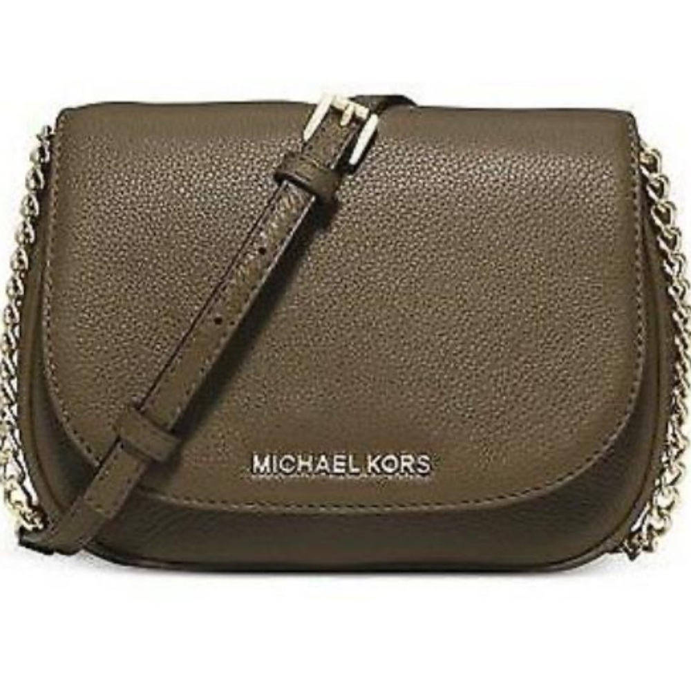 (SOLD) MICHAEL KORS BEDFORD SMALL SADDLE CROSSBODY, BAG